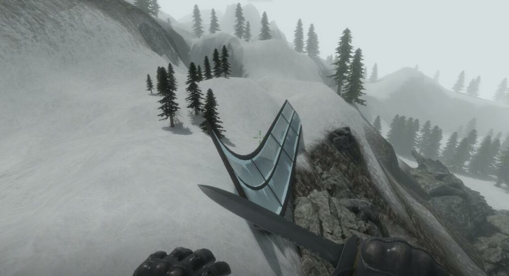 CS2 Surfing on a snow themed map