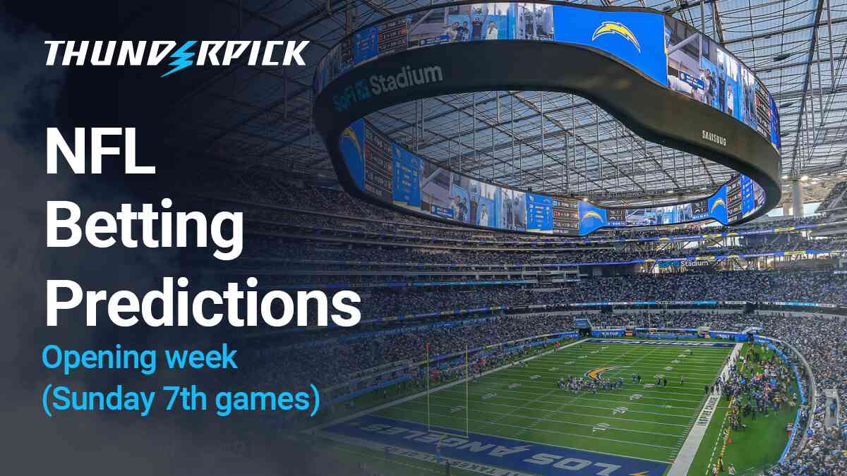 NFL Opening Weekend 2025 Betting Predictions