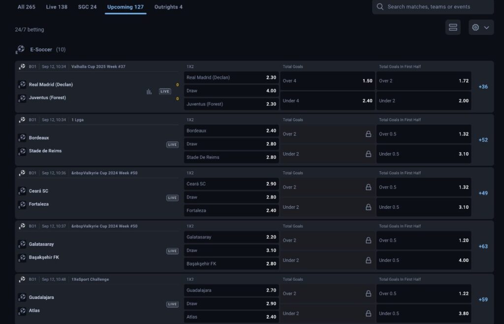 Introducing Tableview on Thunderpick Sportsbook