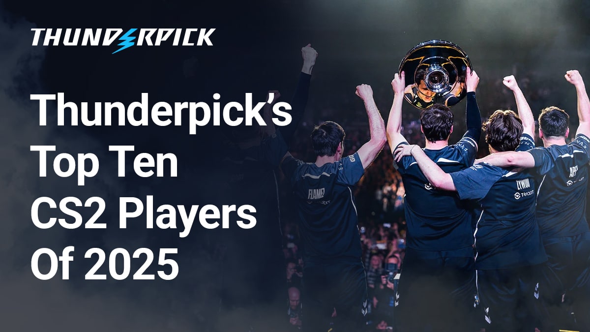 Thunderpick Top Ten CS2 Players of 2025