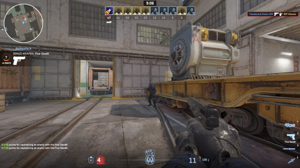 CS2 Dot Crosshair Train