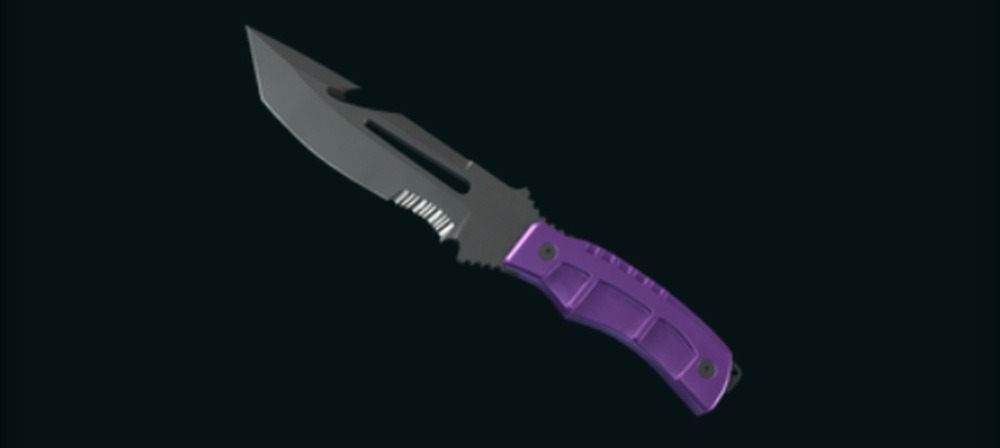 Ultraviolet Survival Knife is a great cheap CS2 Knife Skin