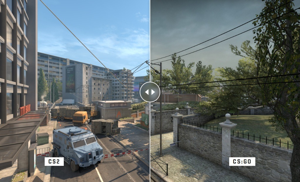 CSGO and CS2 Graphics Comparison