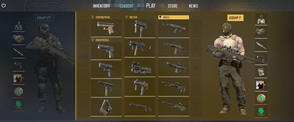 CSGO and CS2 Loudout