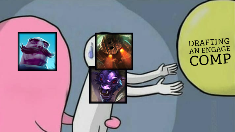 Drafting an Engage Comp held back by Braum