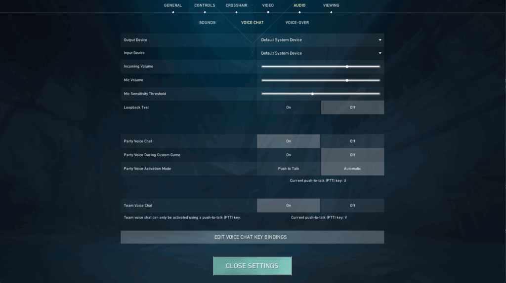 VALORANT Party Chat Binds