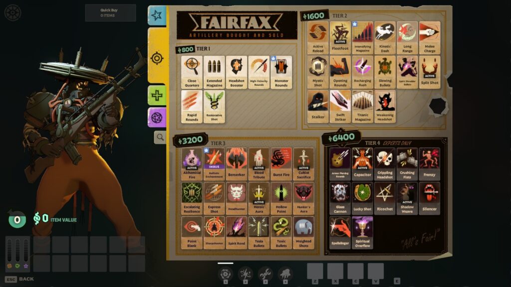 Weapon Upgrade Shop How to play Deadlock