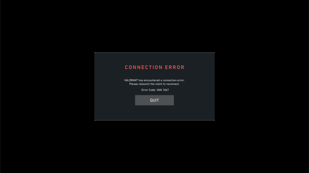 VALORANT Not Opening - Connection Error