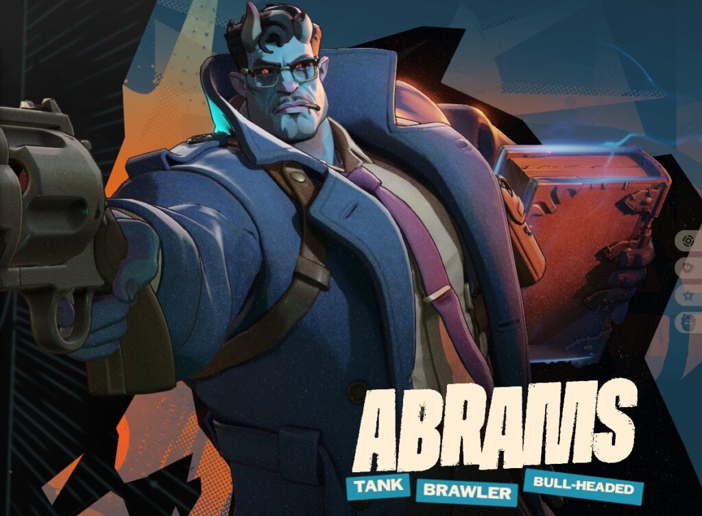 Abrams is one of the popular starter Deadlock Characters in the Bruiser Role