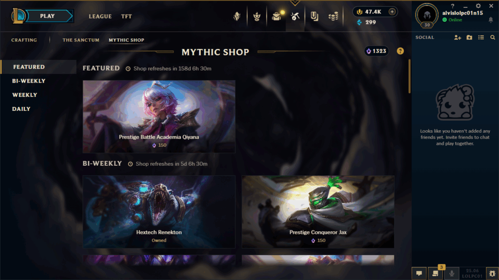 Mythic Essence Mythic Shop