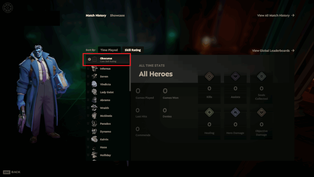 Deadlock Ranks - Core Skill Rating