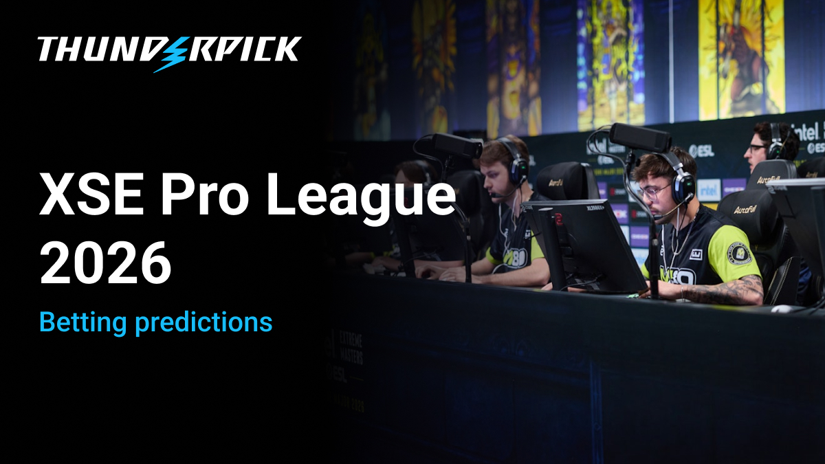 Counter Strike professionals playing. XSE Pro League 2026 Betting Predictions