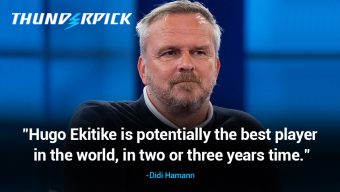 Hugo Ekitike [...] is potentially the best player in the world in two or three years time
