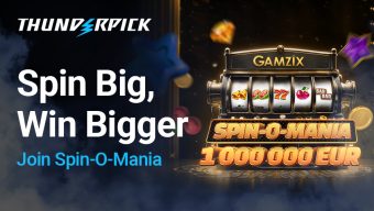 Spin Big, Win Bigger Join Spin-O-Mania and Win up to 1,000,000 Euroes at Thunderpick